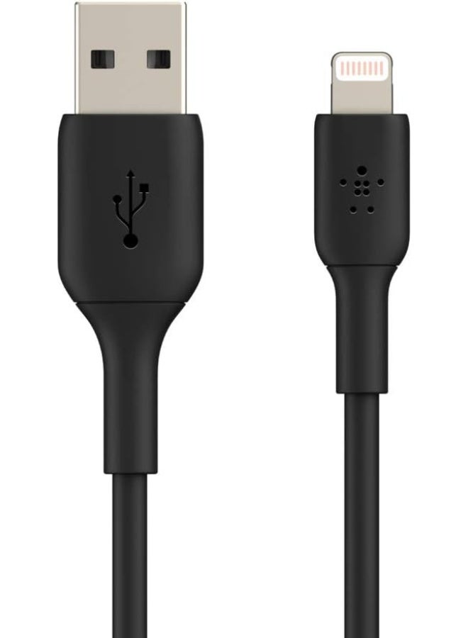 Belkin 1 Meter Cable PVC A to Lightning Black - Image 3