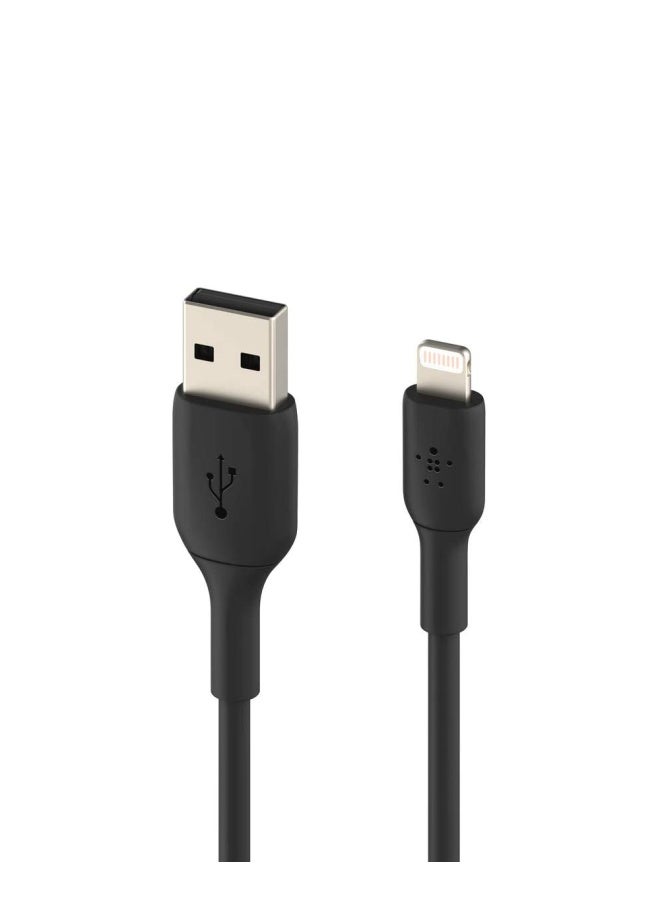 Belkin 1 Meter Cable PVC A to Lightning Black - Image 1