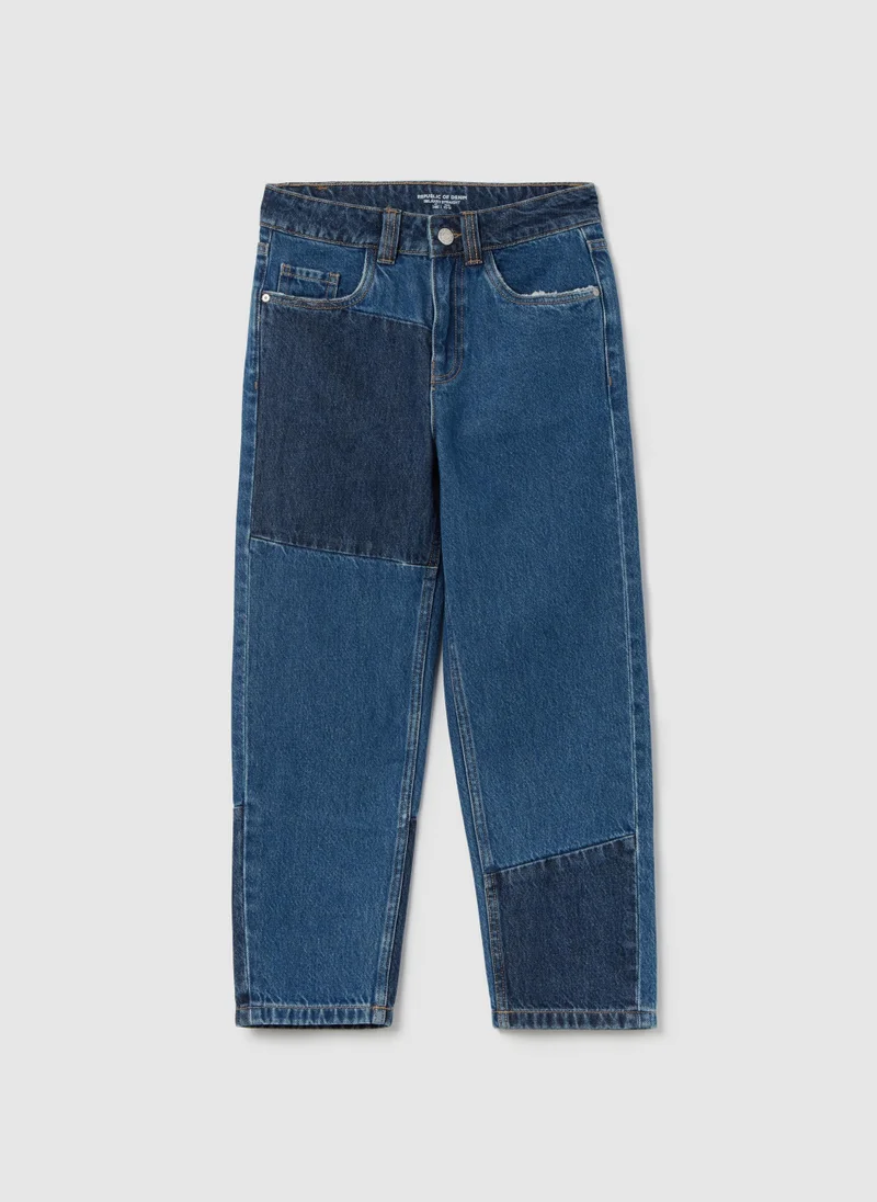 او في اس Relaxed-fit jeans with double wash
