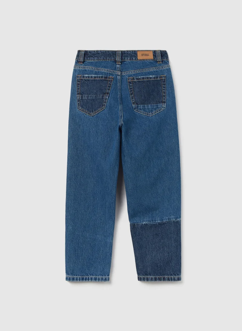 او في اس Relaxed-fit jeans with double wash