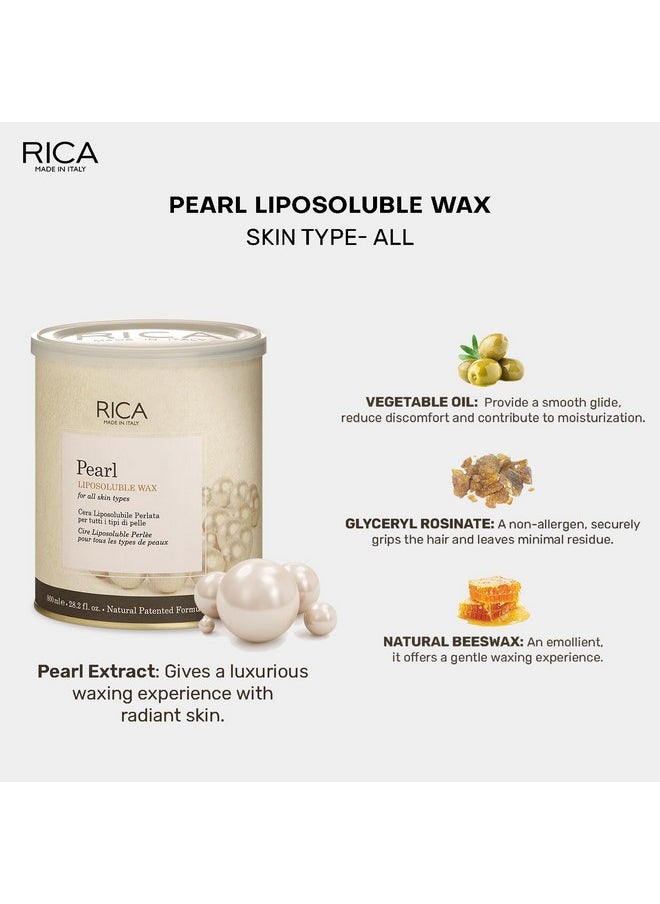 Rica Women'S Pearl Liposoluble Wax For All Skin Types (800 Mle, 28. 2Fl. Oz)  - Image 2