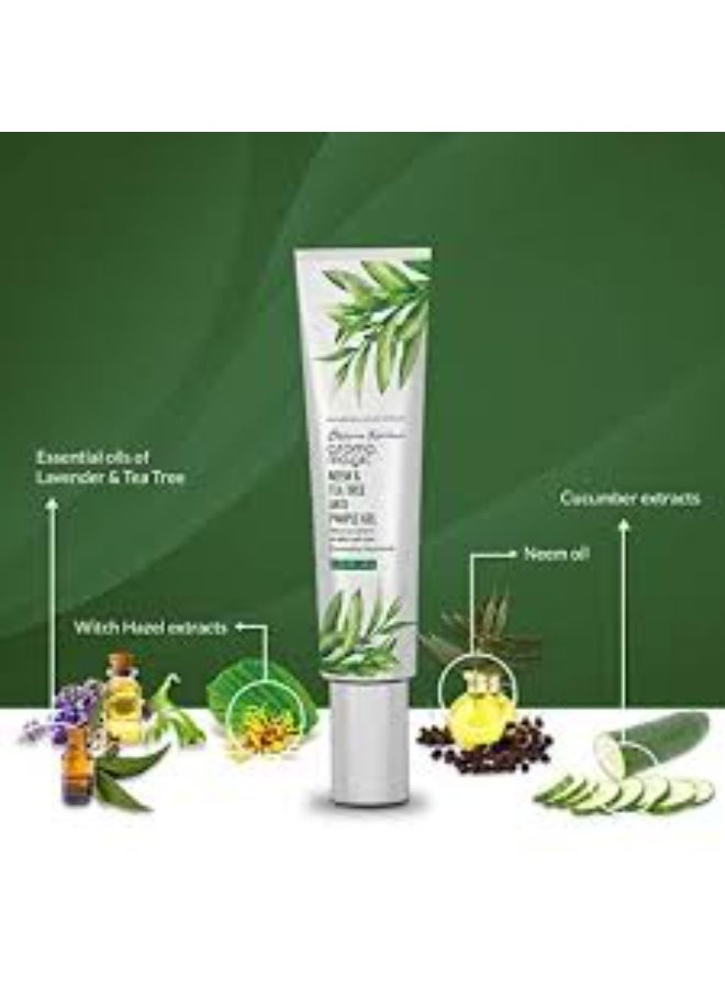 Aroma Magic Neem & Tea Tree Combo- Pwrd by Niacinamide Foaming Face wash- 100ml + Anti Pimple Gel- 20gm | Pack Of 2 - Image 3