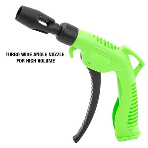 OEMTOOLS 24439 5-Pc Air Blower Gun, 1/4 Air Blow Gun Inlet, Includes Turbo Air Nozzle, Variable Air Gun Blower Trigger, Air Blow Gun Kit, 160 PSI Compressor Air Gun - Image 5