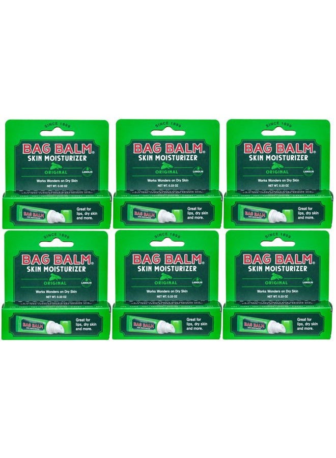 Bag Balm Original On-the-Go Lip Balm Tubes for Chapped Lips, Dry Hands, Skin Irritations and More - 0.33oz, 6 Pack - Image 1