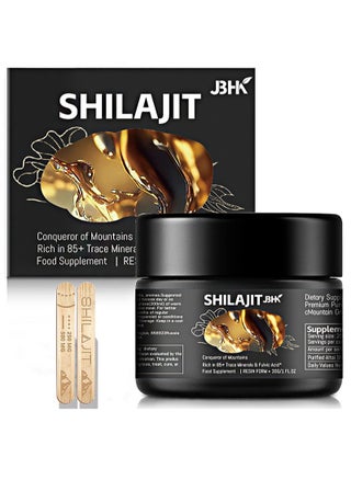 50g Shilajit Resin With Fulvic Acid & Trace Minerals , with 85+ Humic Acid Supplement Gel, Support Metabolism & Immune System - pzsku/Z426D475A0299F6EA62A4Z/45/_/1725792620/d6b8cbf5-e7d6-4a53-834e-641b63f77e61