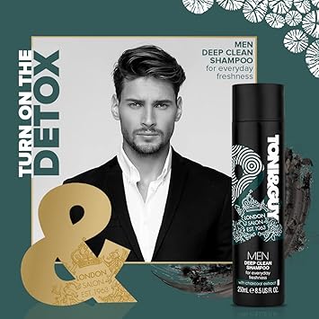 TONI&GUY Toni Guy Men Deep Clean Shampoo 250 ml - Image 4