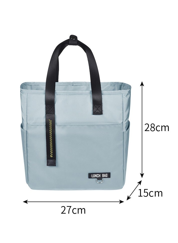 FSPEED High Capacity Lunch Tote Bags for Work, Travel, Outdoor, for Men and Women (Light cyan) - Image 2