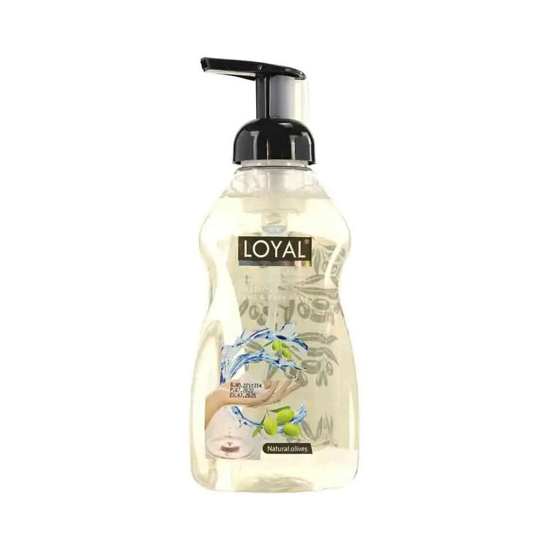 loyal غسول يدين وجسم رغوي مخلص، زيتون طبيعي - 500 مل - Image 1