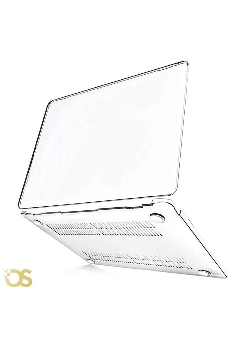 OS STORE Clear Protective Case for MacBook Pro 16-inch – Compatible with Models A2485 / A2780 / A2991 – Slim and Lightweight Anti-Scratch & Shock-Resistant Design with Enhanced Bottom Ventilation, Anti-Slip Rubber Feet, and Full 360° Body Protection - Image 3