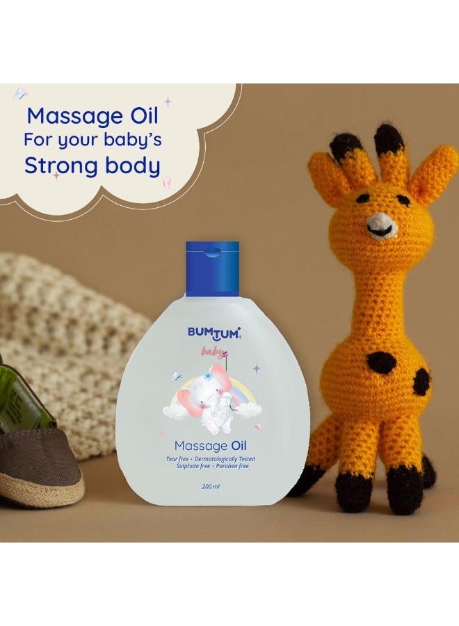 Bumtum Baby Massage Oil - 200 ml - Image 3