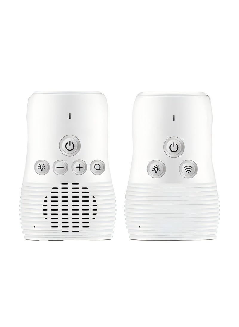 Wireless Rechargable Audio Baby Monitor With Night Light, Two Way Talk, Baby Walkie Talkie, High Sensitivity Microphone And Speaker