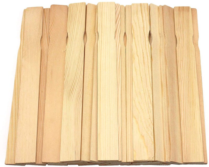 Paint Stir SticksRewiss Bulk 100 PCS 14in Length Bamboo Craft Sticks Natural Color Paint Stir Sticks