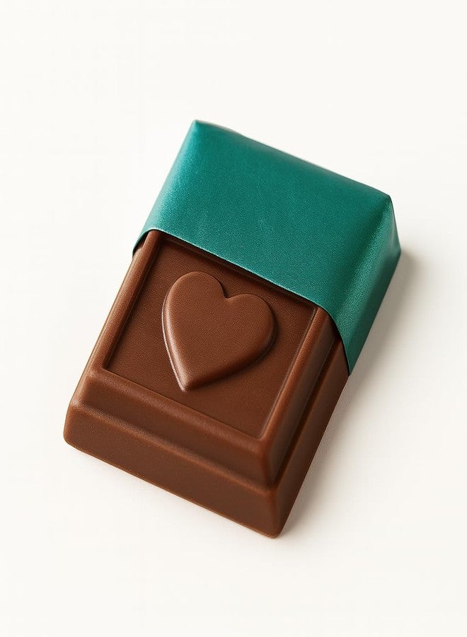 Esslly Matte Dark Green Chocolate Wrapper | 12.5x10.5 cm | Pack of 250 | Premium, Non-Smudge, Vibrant Color Wrappers | Made in India | Ideal for Chocolate Wrapping - Image 2