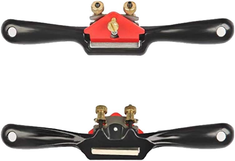 3Pcs Adjustable Spokeshave Flat Base Metal Blade Woodworking Hand Tool For Wood Craft - Image 1