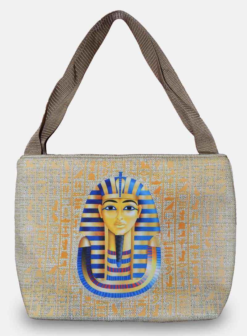 شنطة حريمى بطباعة فرعونى 43*30سم