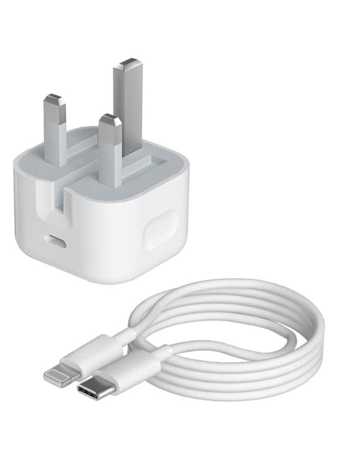 20W USB-C Power Adapter With Cable for iPhone. 12 / iPhone. 12 Pro max /12mini (iPhone. 20W USB-C Power Adapter) - Image 1