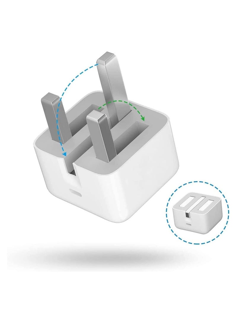 20W USB-C Power Adapter With Cable for iPhone. 12 / iPhone. 12 Pro max /12mini (iPhone. 20W USB-C Power Adapter) - Image 2