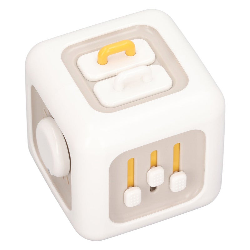 Hexahedral Busy Ball: 6-Sided Plastic Sensory Fidget Toy - Drawer Switch Design Stress Relief Focus Aid for Kids and Adults in Learning or Working Environments - Image 3