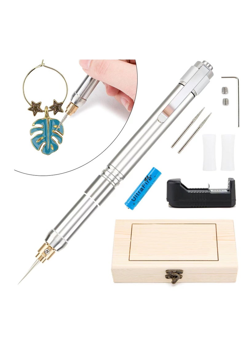 Excefore - Electric Engraving Pen - Mini Cordless Precision Carving Tool, Rechargeable Engraver Machine 35000 rpm for Metal/Jewelry/Wood/Glass/Stone/Plastic - Image 1