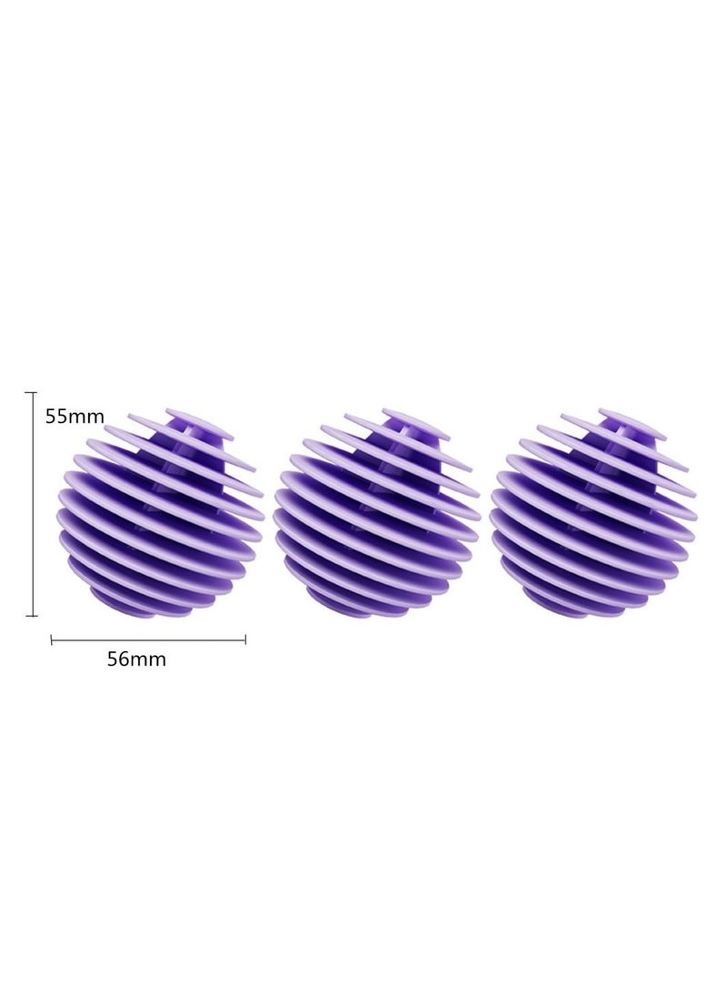 KASTWAVE - Washer Balls, Laundry Balls, Solid Colorful Laundry Ball, Washing Ball Tangle-Free Reusable Dryer Balls, Lint Catcher for Washing Machine Fabric Soften Ball Dispenser for Washer Green (6 pcs) - Image 1