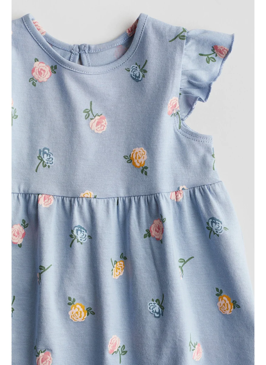 H&M Printed Cotton Dress