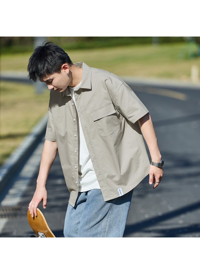 TonLion Men's Short Sleeve Shirt short Sleeve Men's Shirt printed Short Sleeve Shirt For Men casual Short Sleeve Shirt For Men - Image 2