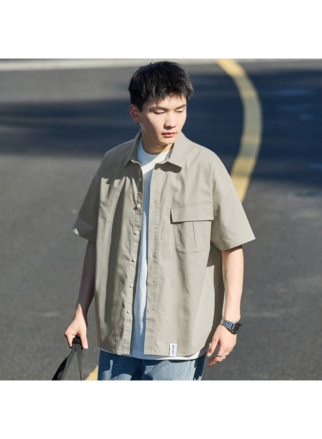 TonLion Men's Short Sleeve Shirt short Sleeve Men's Shirt printed Short Sleeve Shirt For Men casual Short Sleeve Shirt For Men - Image 3