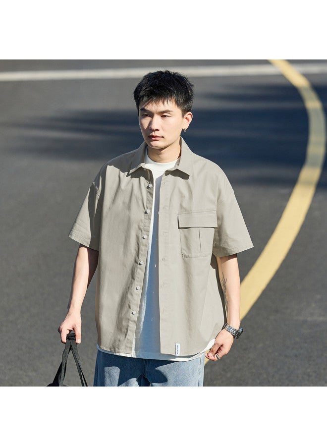 TonLion Men's Short Sleeve Shirt short Sleeve Men's Shirt printed Short Sleeve Shirt For Men casual Short Sleeve Shirt For Men - Image 4