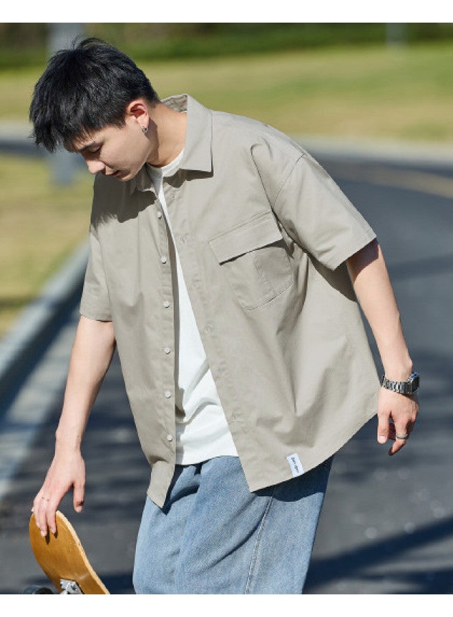 TonLion Men's Short Sleeve Shirt short Sleeve Men's Shirt printed Short Sleeve Shirt For Men casual Short Sleeve Shirt For Men - Image 1