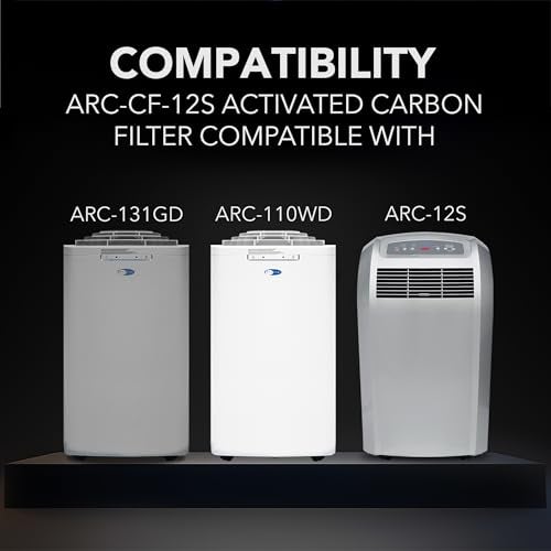 Whynter ARC-CF-12S Filter Replacement for Portable Air Conditioner Model ARC-12S ARC-110WD ARC-131GD, 1 Count (Pack of 1), Black - Image 3