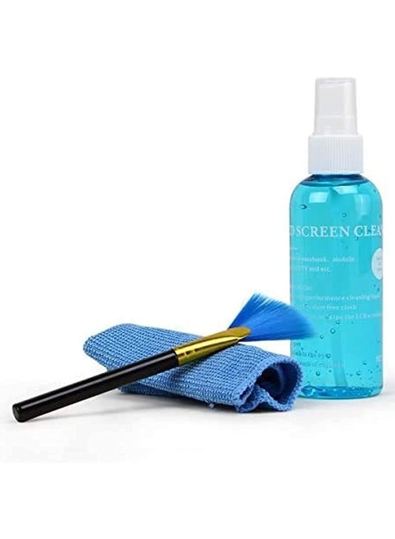 Cleaning Fluid Gel to Clean Mobile Screen, Spects, Tab, spec Or Laptop Screen 100 ML Cleaner with Free Cloth, Cleaning Gel for Laptop  - Image 1