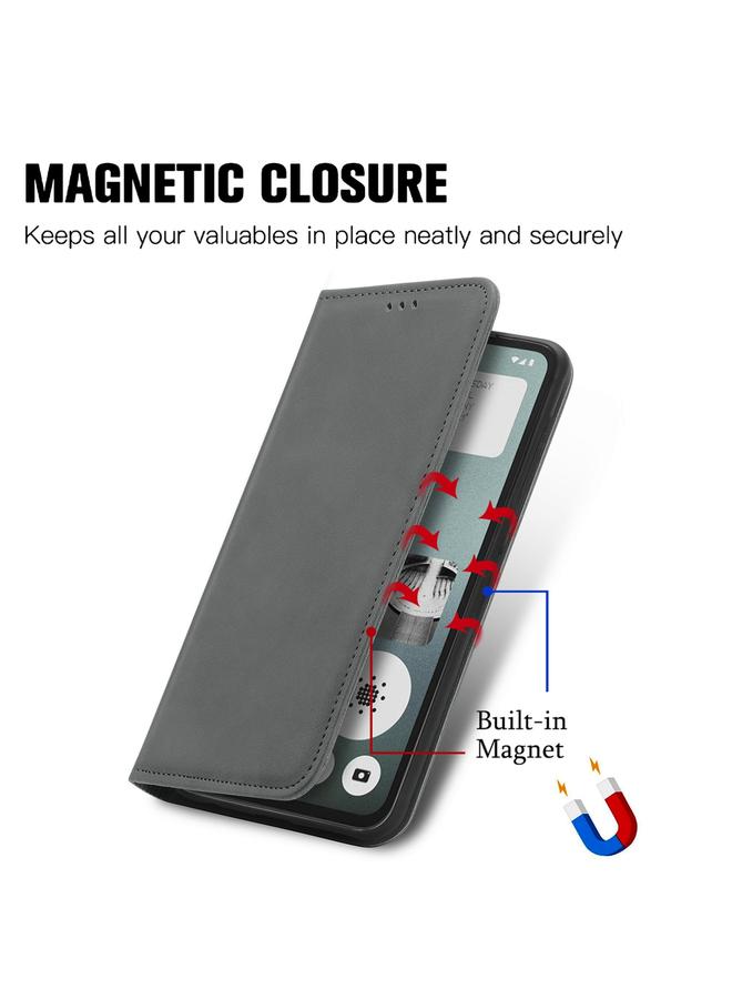 اس-توب جراب لهاتف CMF Phone 1 بتصميم كلاسيكي من الجلد مع غطاء مغناطيسي قابل للطي - Image 5