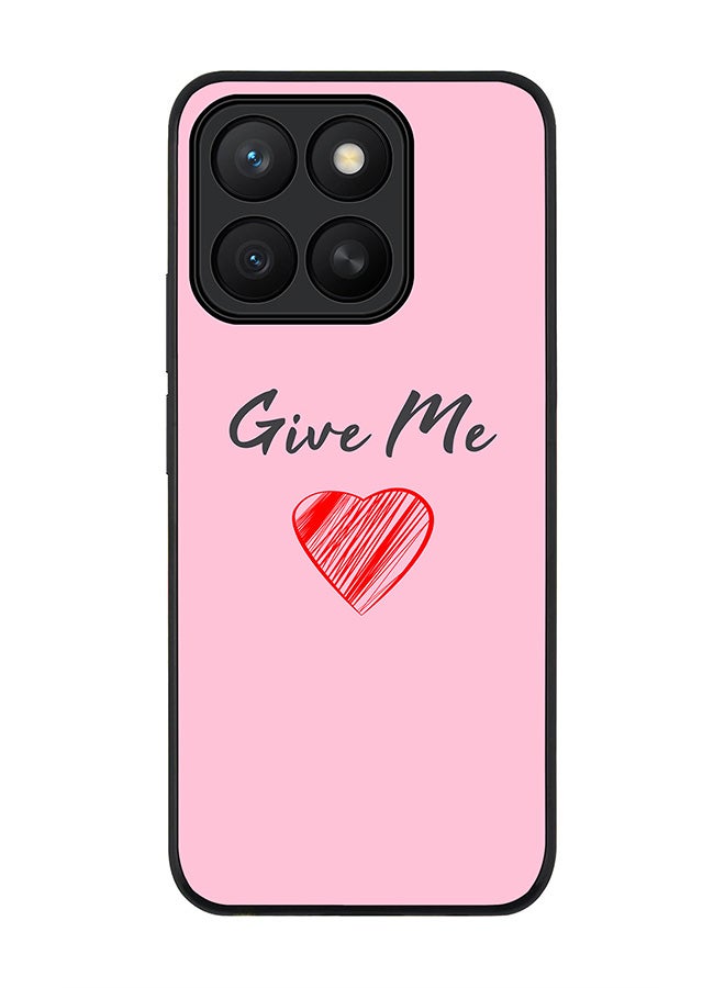 Stylizedd For Honor X8c Case,Slim fit Camera Protection, Shockproof Thin Phone cover  - Give me love