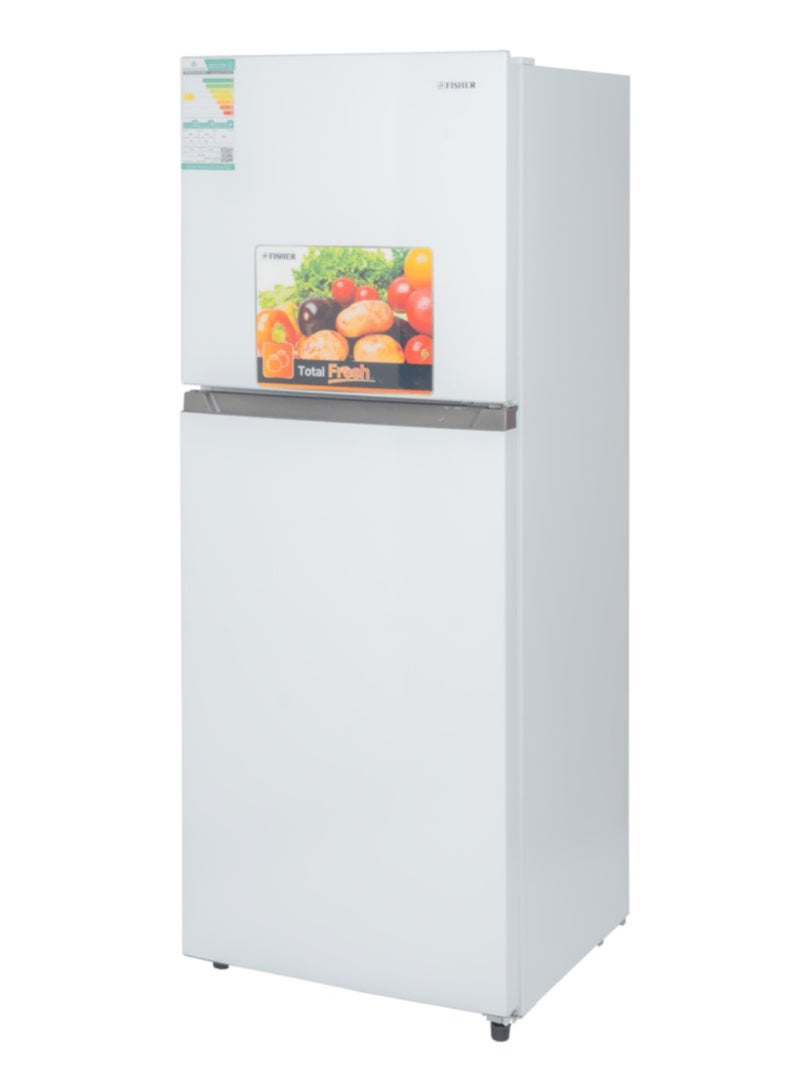 Fisher Two-Door Refrigerator, 7.2 Feet, 203 L, No Frost, White,FR-F200W - Image 3