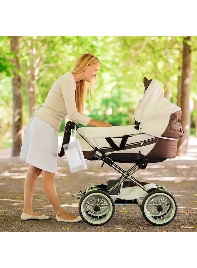 صندوق تخزين مناديل شفاف محمول قابلة لإعادة الاستخدام حاوية مناديل مبللة للسفر ضروري للتخيم في الهواء الطلق - Image 5