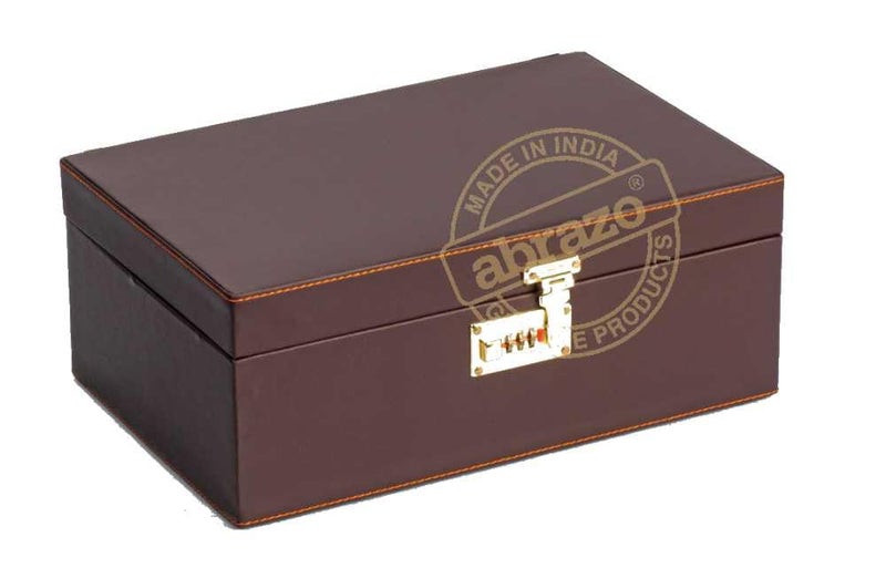 Abrazo Faux Leather Portable Bar Set | Portable Bar Set | Bar Tool Set | Bartender Kit | Brown 3 Glass | Cocktail Shaker | Barset for Picnic | Gifting | Gifting for Men | 8 Piece Barset - Image 3