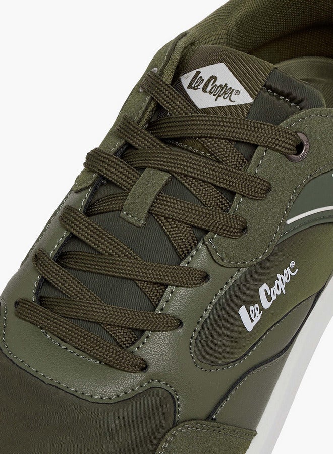 Lee Cooper Men's Logo Print Lace-Up Sneakers  - Image 5