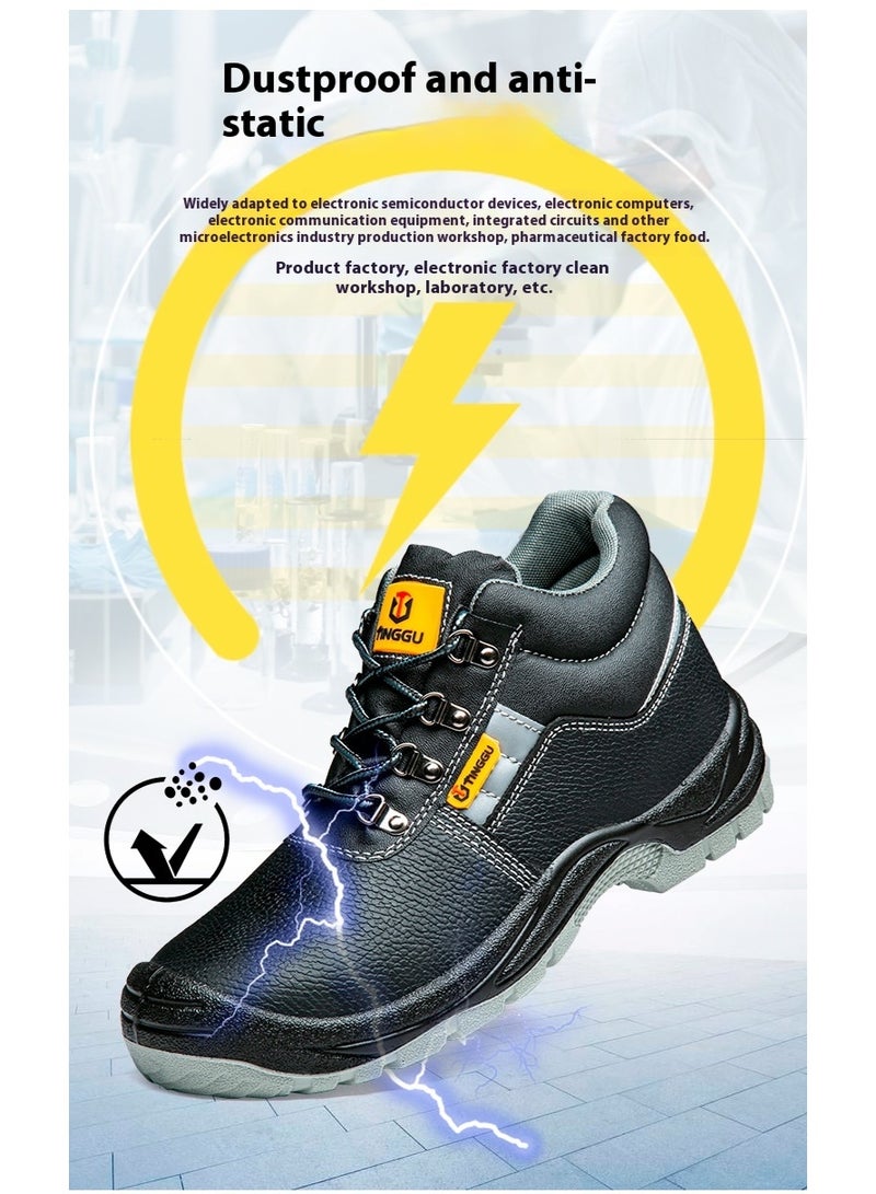 Steel Toe Shoes for Men Lightweight Safety Shoes Comfortable Puncture Proof Slip On Indestructible Work Shoes and Fashion Sneakers. - Image 2