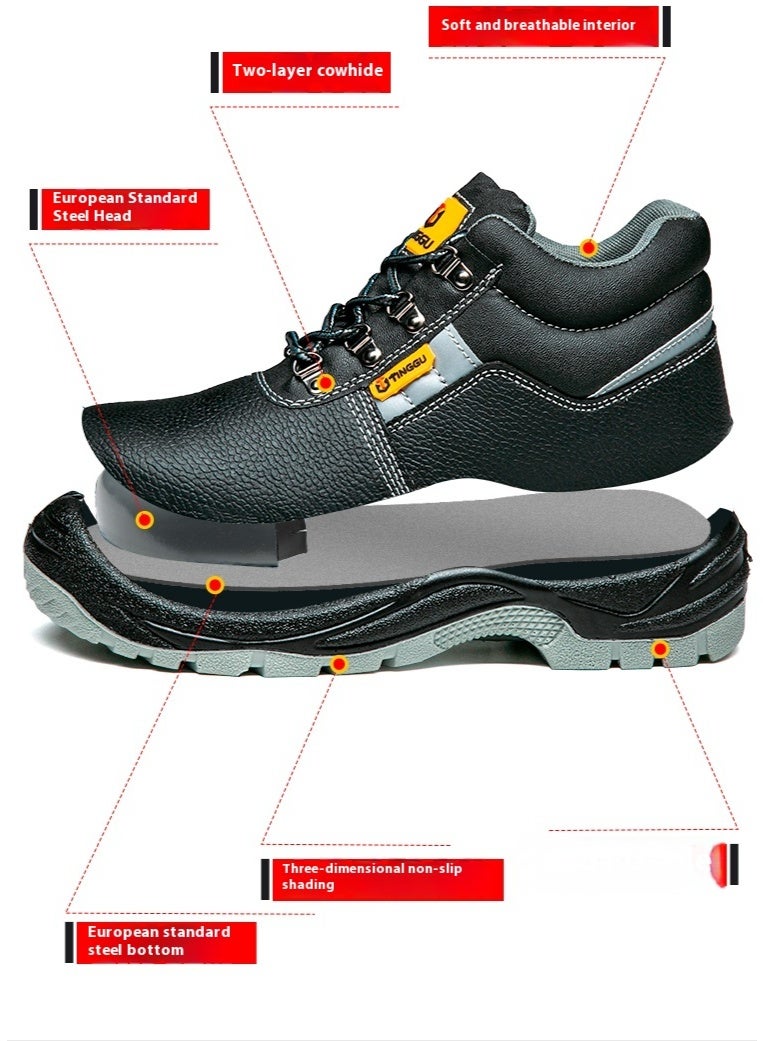 Steel Toe Shoes for Men Lightweight Safety Shoes Comfortable Puncture Proof Slip On Indestructible Work Shoes and Fashion Sneakers. - Image 5