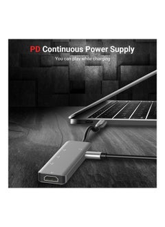 نيبمينينت موزع USB، 5 في 1 طراز T510 رمادي  - Image 3
