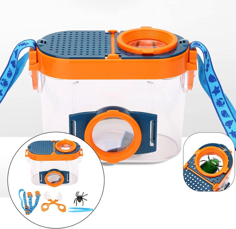 كلاراكو مجموعة أدوات فحص الحشرات، مجموعة أدوات جمع الحشرات، ألعاب حشرات للأطفال من عمر 3 سنوات فما فوق - Image 5