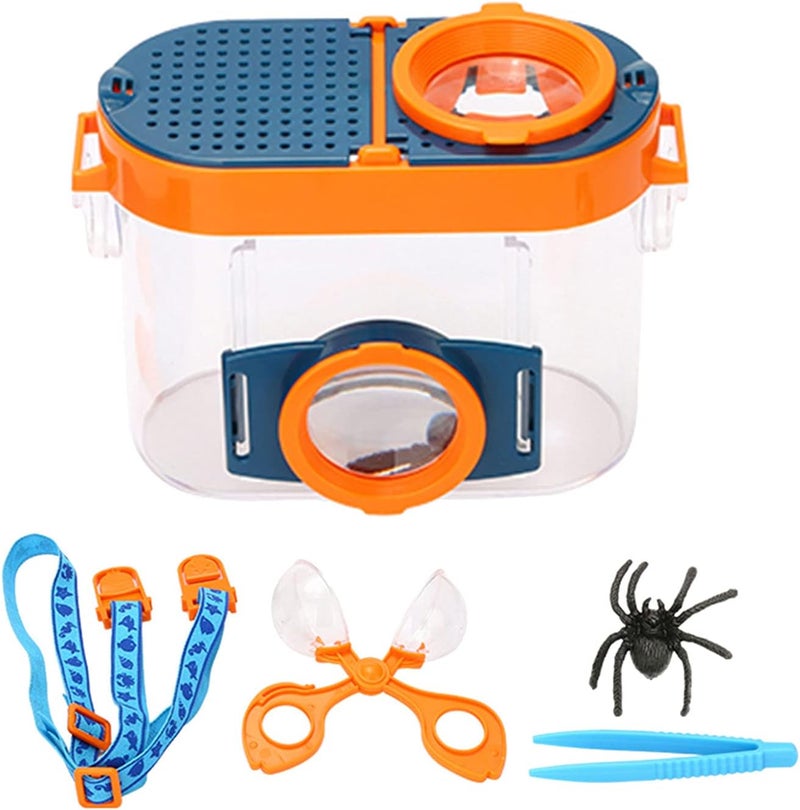 كلاراكو مجموعة أدوات فحص الحشرات، مجموعة أدوات جمع الحشرات، ألعاب حشرات للأطفال من عمر 3 سنوات فما فوق - Image 3