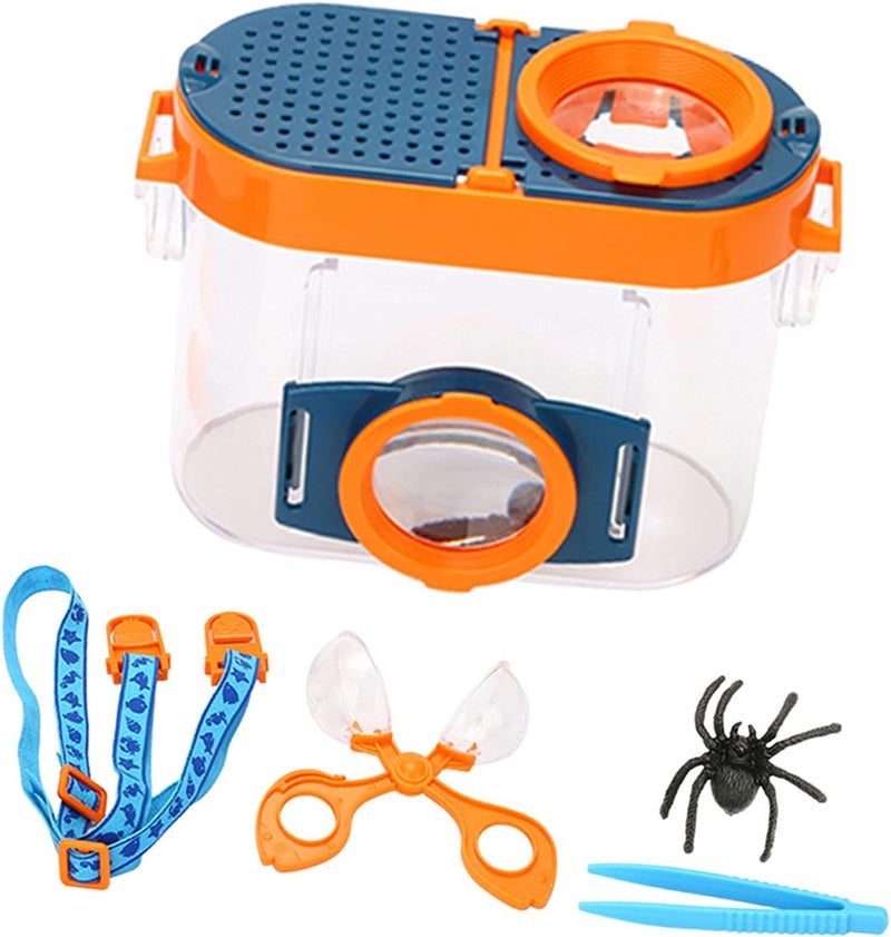 كلاراكو مجموعة أدوات فحص الحشرات، مجموعة أدوات جمع الحشرات، ألعاب حشرات للأطفال من عمر 3 سنوات فما فوق - Image 1