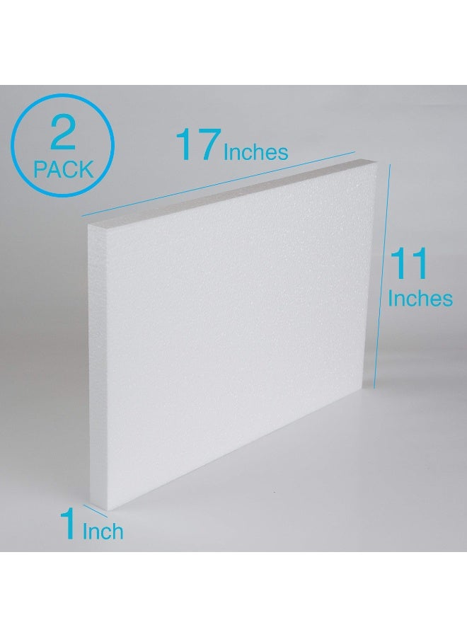 CRAFT MAGIC Craft Foam Block - 2 Pack of 11x17x1 EPS Polystyrene Sheets for Crafting, Modeling, Art Projects and Floral Arrangements - Sculpting Sheets for DIY School & Home Art (2 Pack) - Image 3