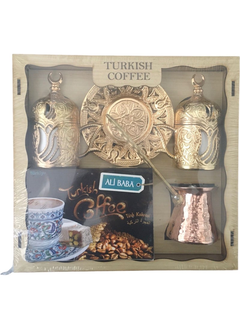 NSK Home Alibaba Turkish Coffee Ottoman Patterned Motif Coffee Cup-Coffee Set  - Image 2