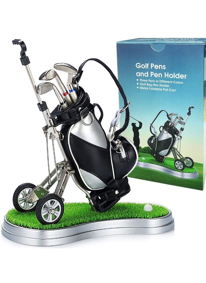 KASTWAVE - Golf Pen Holder, for Golfer Fans Coworker Golf Souvenir Novelty Gifts Event Souvenir, Mini Golf Pen Cup Holder Organizer, Golfer Gift Ideas for Boss Coworkers Dad Birthday Fun Stocking Stuffers - Image 1