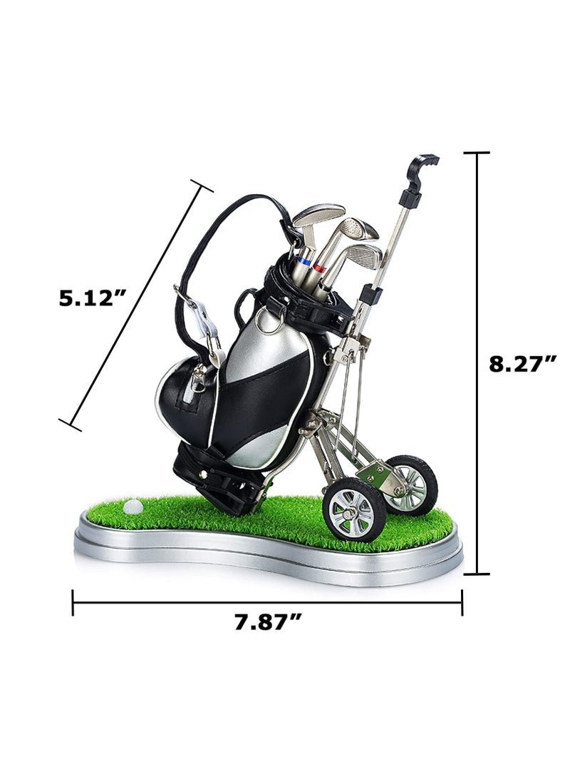 KASTWAVE - Golf Pen Holder, for Golfer Fans Coworker Golf Souvenir Novelty Gifts Event Souvenir, Mini Golf Pen Cup Holder Organizer, Golfer Gift Ideas for Boss Coworkers Dad Birthday Fun Stocking Stuffers - Image 1