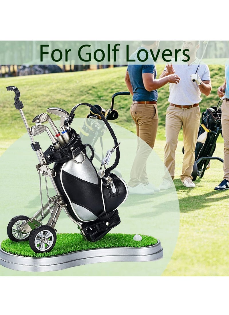 KASTWAVE - Golf Pen Holder, for Golfer Fans Coworker Golf Souvenir Novelty Gifts Event Souvenir, Mini Golf Pen Cup Holder Organizer, Golfer Gift Ideas for Boss Coworkers Dad Birthday Fun Stocking Stuffers - Image 1