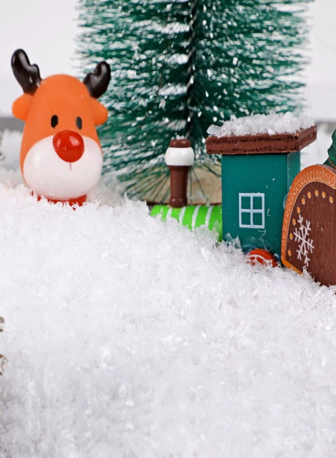 هواف مسحوق الثلج السحري من هاوف، ١٠٠ غرام، مسحوق ثلج صناعي قابل لإعادة الاستخدام لتزيين عيد الميلاد، ثلج صناعي لتزيين عطلة عيد الميلاد الشتوية، رقاقات ثلج بلاستيكية بيضاء جافة متلألئة لمهرجانات بيوت الجنيات - Image 5