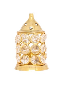 Hashcart Hashcart Brass Akhand Pooja Diya for Diwali - Akhand Jyot Diwali Dia - Puja Kutthu Vilakku Deepam Kodiyu Diwali Decoration Tea Light Holder - Crystal Oil Lamp  - Image 1